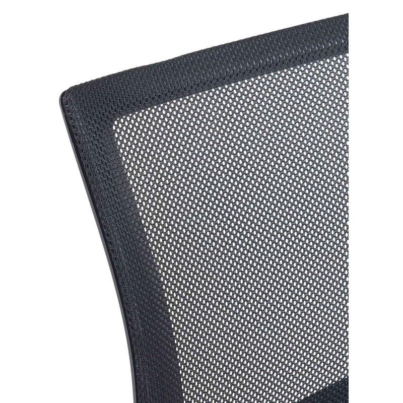 Silla de visita negra Eureka