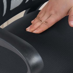 Silla de visita negra Eureka