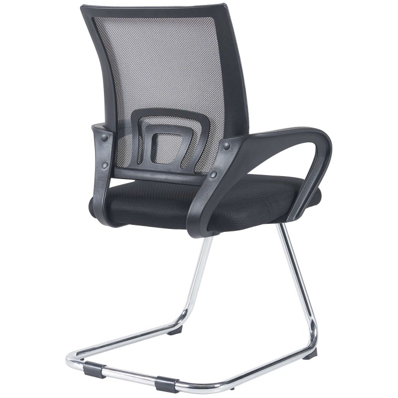 Silla de visita gris Eureka