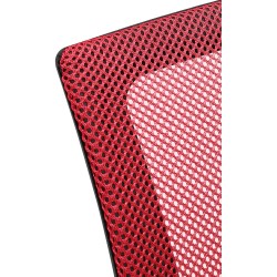 Silla de visita roja Eureka