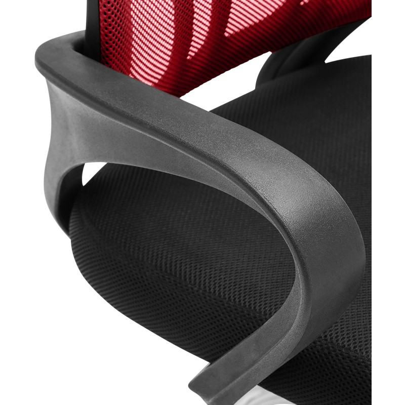 Silla de visita roja Eureka