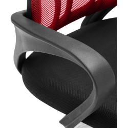 Silla de visita roja Eureka