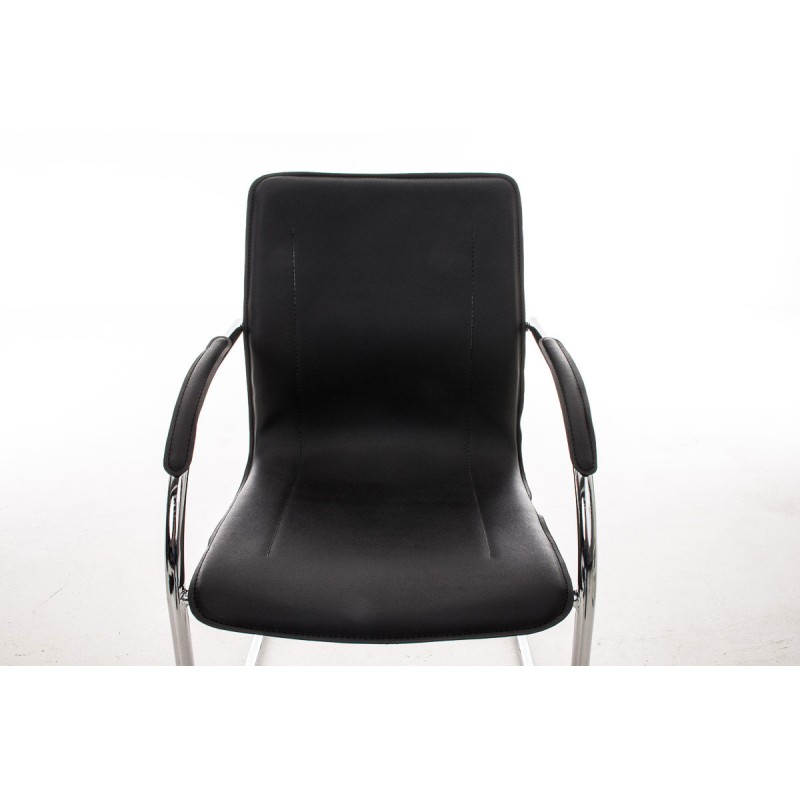 Silla de visita Melina negra