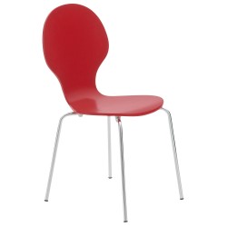 Silla de visita roja Diego