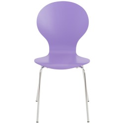 Silla de visita morada Diego