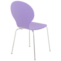 Silla de visita morada Diego