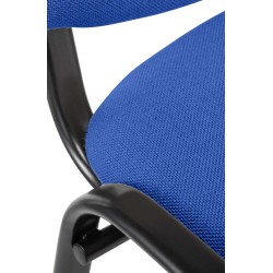 Silla de visita Ken en tela azul