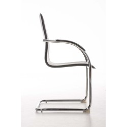 Silla de visita marrón Melina