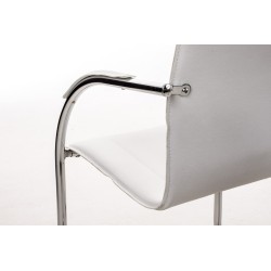 Silla de visita blanca Melina