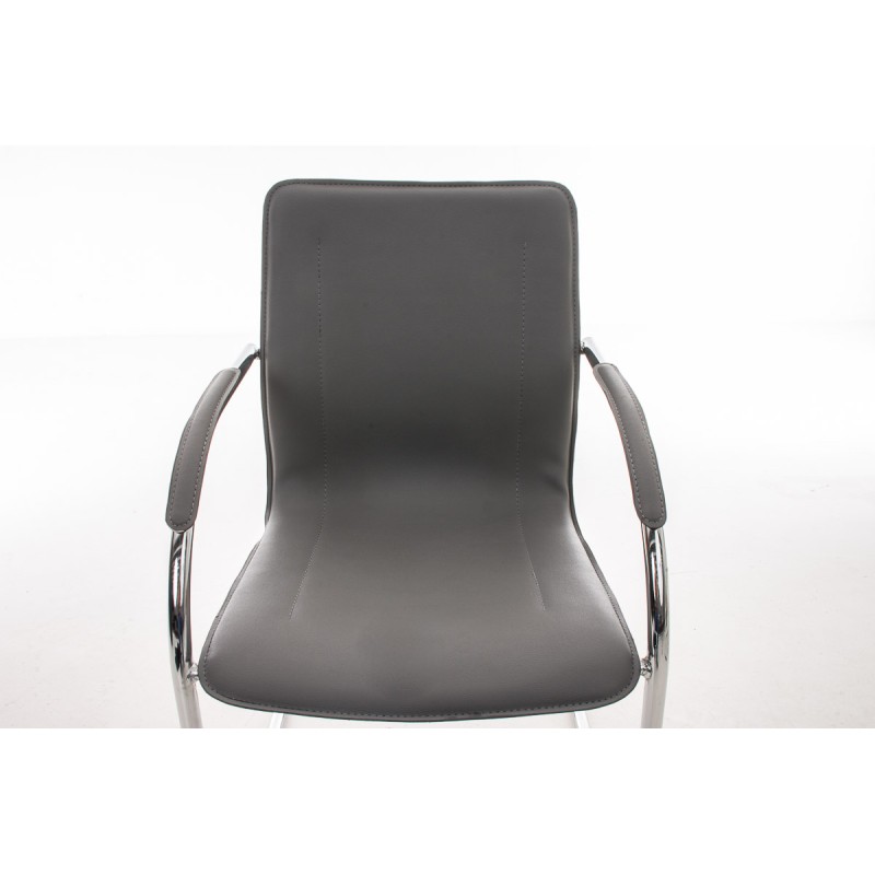 Silla de visita Melina gris