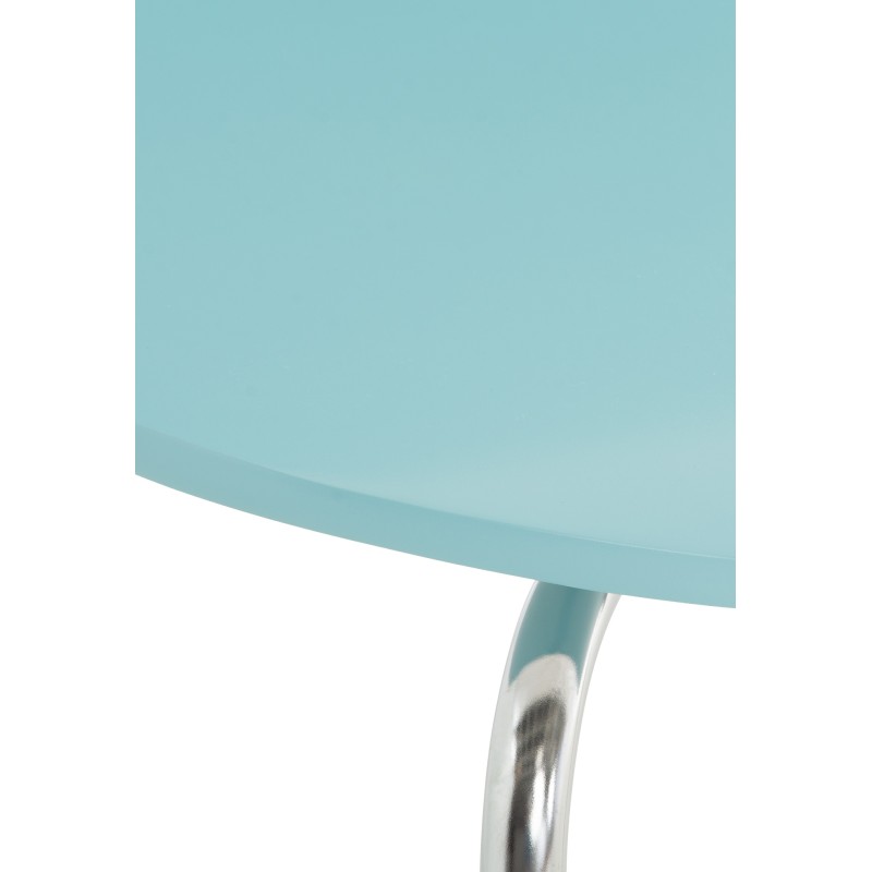 Juego de 4 sillas de visita Diego azul claro