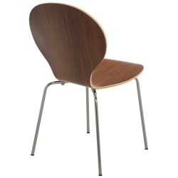 Silla de visita Diego en nogal