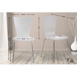 Silla de visitas Aaron White