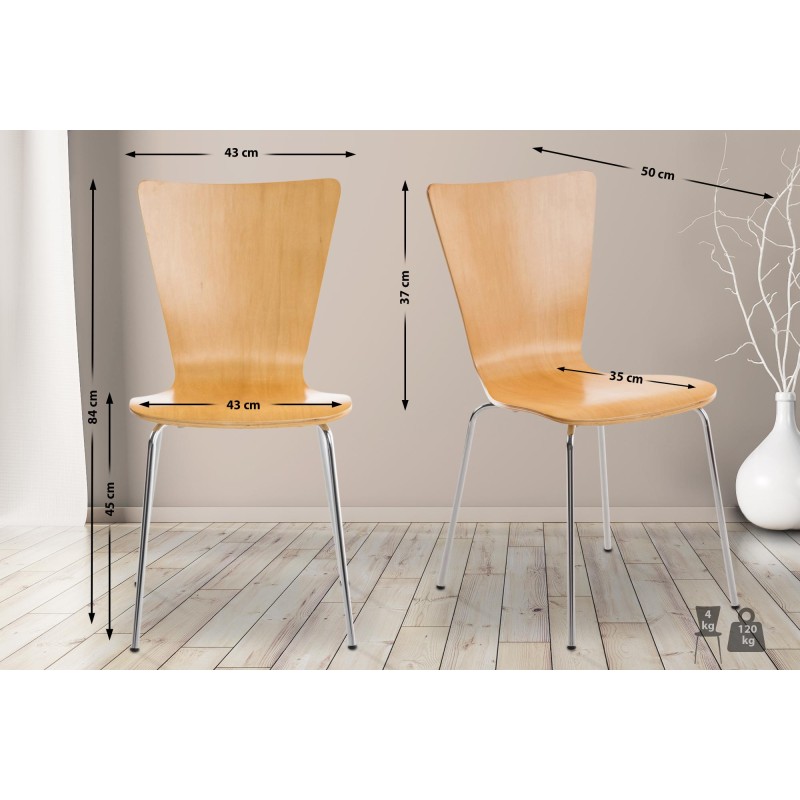 Silla de visitas Aaron Natura