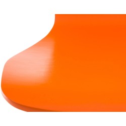 Silla de visita naranja Aaron