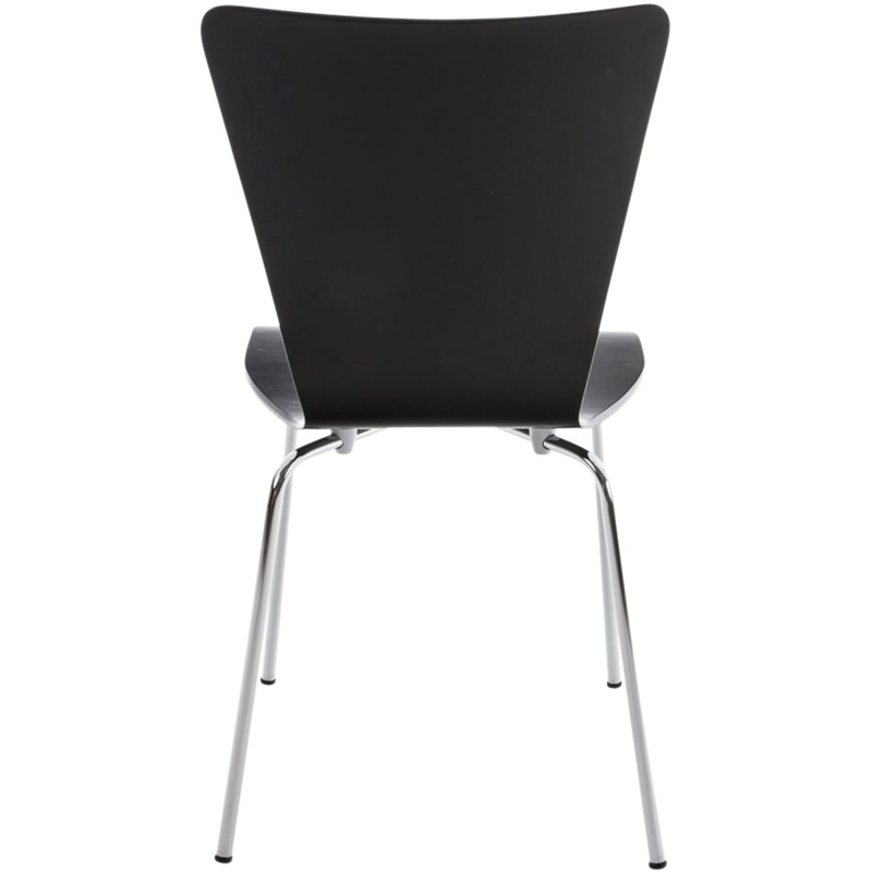 Silla de visita negra Aaron