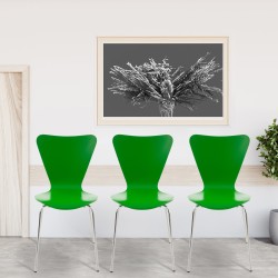 Silla de visita verde Calisto