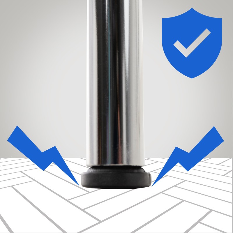 Silla de visita gris Calisto