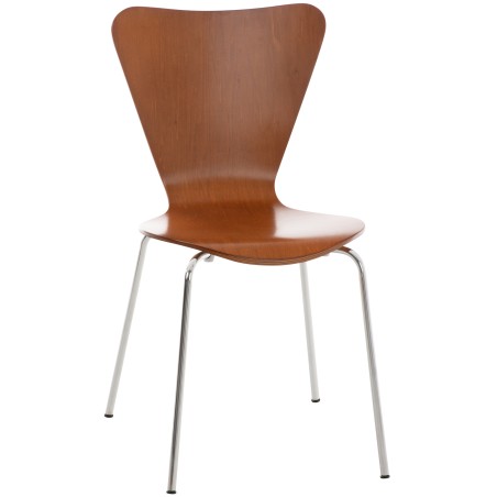 Silla de visita marrón Calisto