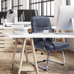 Silla de visita Attila gris