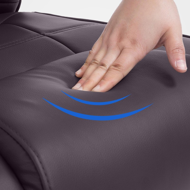 Silla de visita marrón Attila