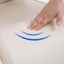 Silla de visita Attila color crema