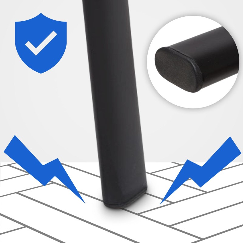 Silla de visita Ken en tela verde