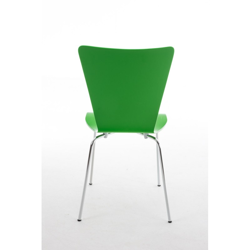 Juego de 2 sillas de visita verdes Aaron