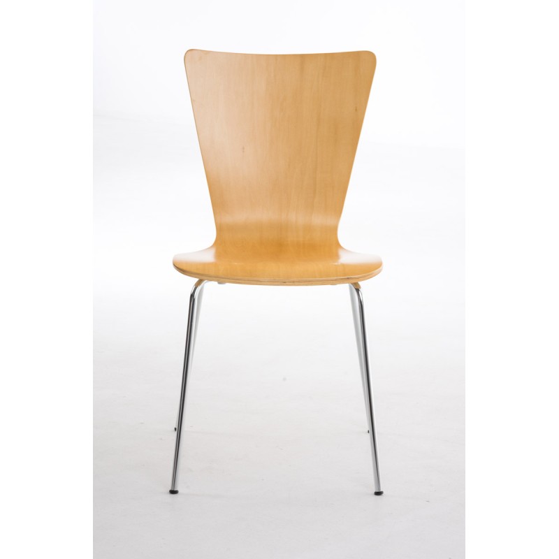 Juego de 4 sillas de visita Aaron Natura