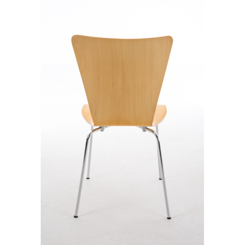 Juego de 4 sillas de visita Aaron Natura