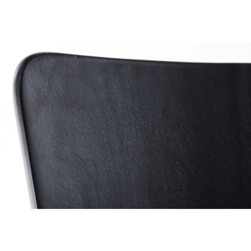 Juego de 4 sillas de visita Aaron en color negro