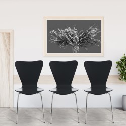 Juego de 2 sillas de visita Calisto negras