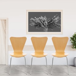 Juego de 4 sillas de visita Calisto Natura