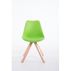 Silla de visita verde Toulouse Natura Square