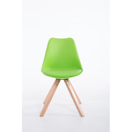 Silla de visita verde Toulouse Natura Square