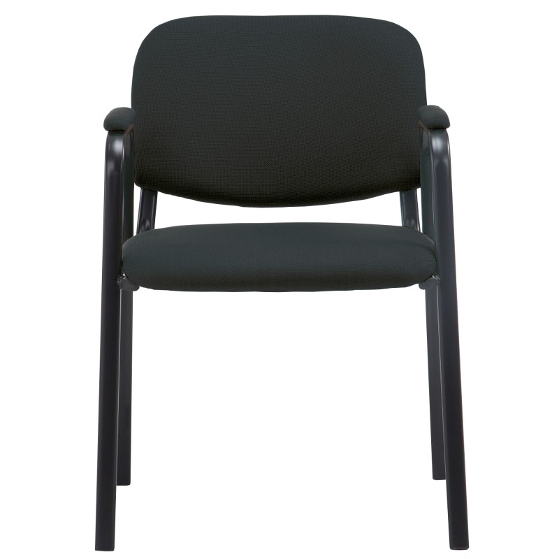 Silla de visita Ken PRO en tela negra