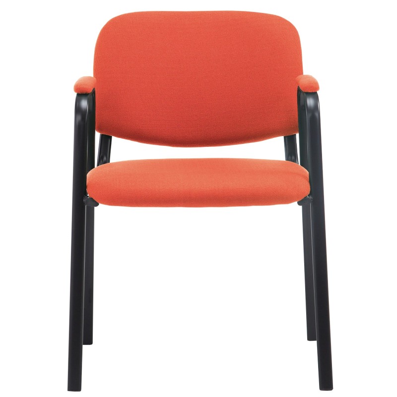 Silla de visita Ken PRO en tela roja