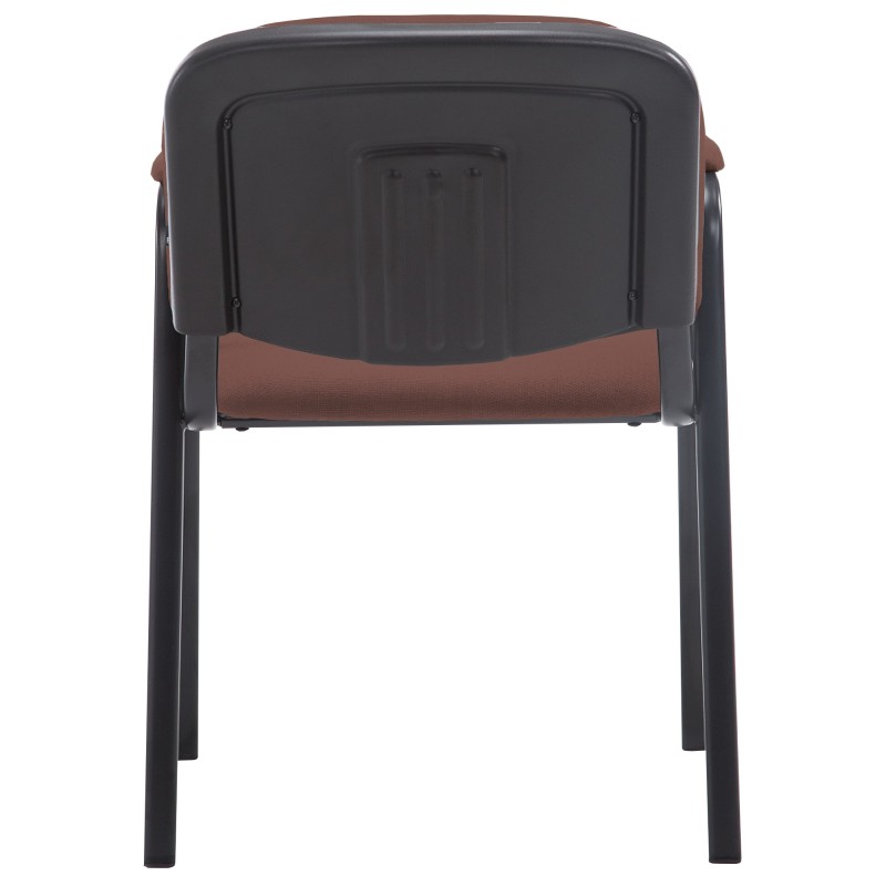 Silla de visita Ken PRO en tela marrón