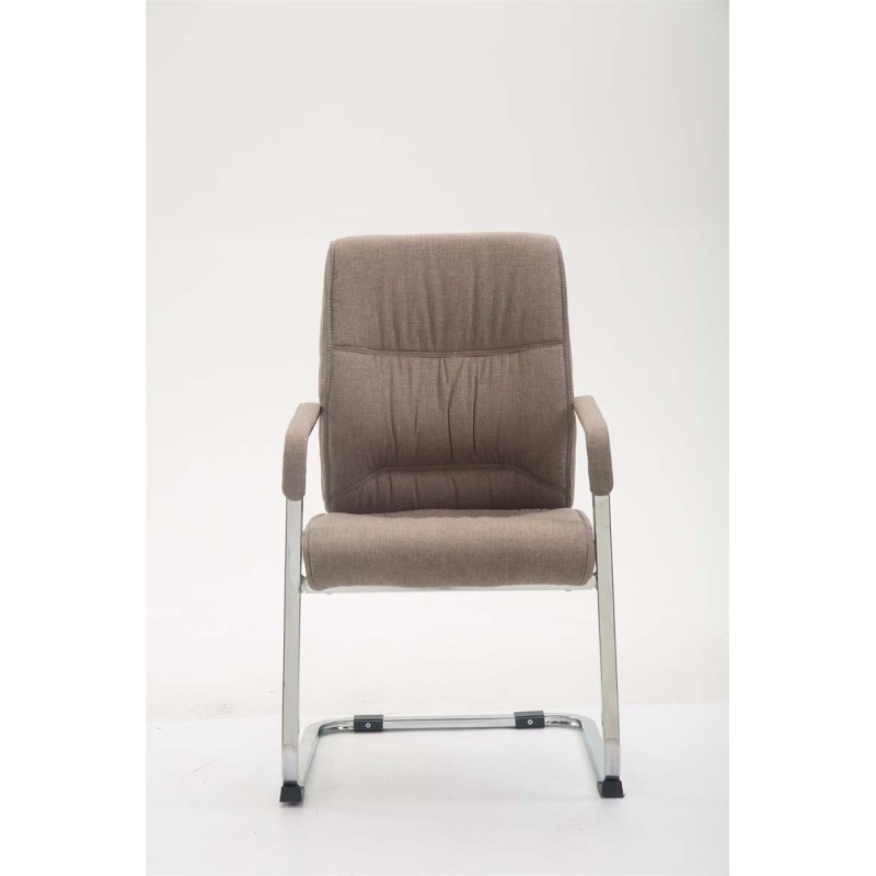 Silla de visita XL Anubis en tejido topo