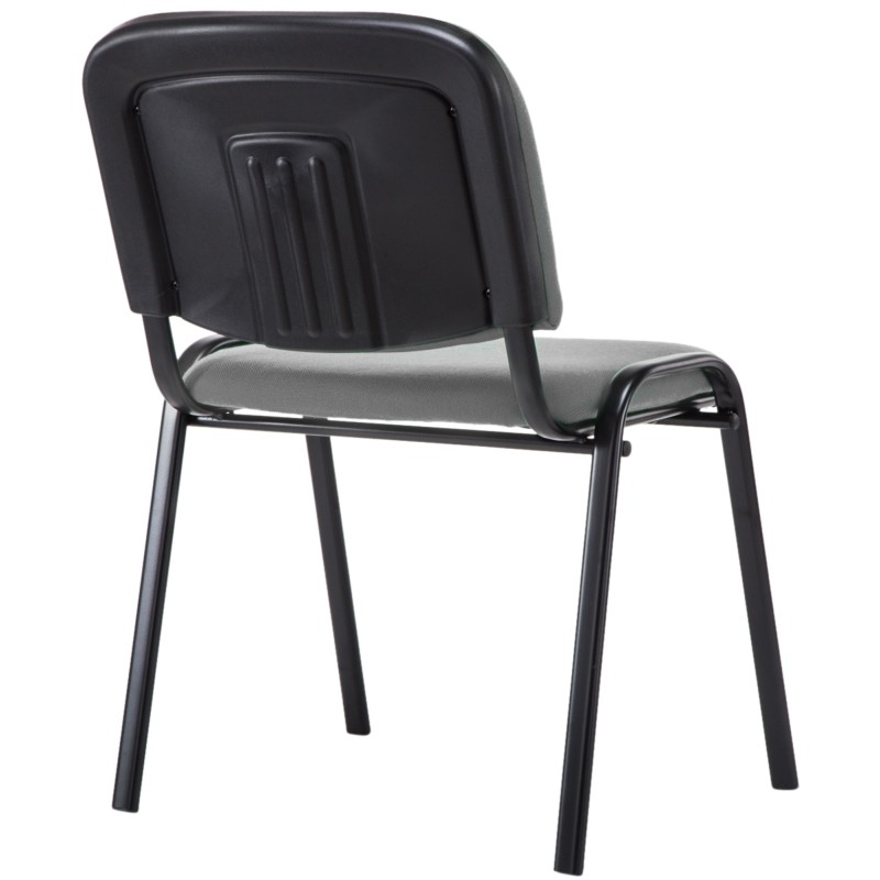 Silla de visita Ken V2 en tela gris