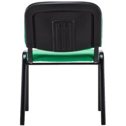 Silla de visita Ken V2 en tela verde