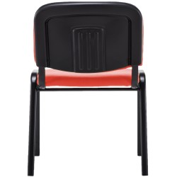 Silla de visita Ken V2 en tela roja