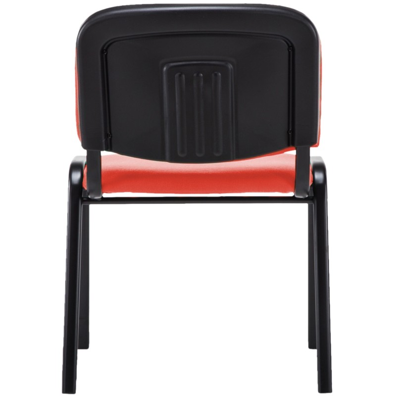 Silla de visita Ken V2 en tela roja