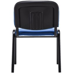 Silla de visita Ken V2 en tela azul