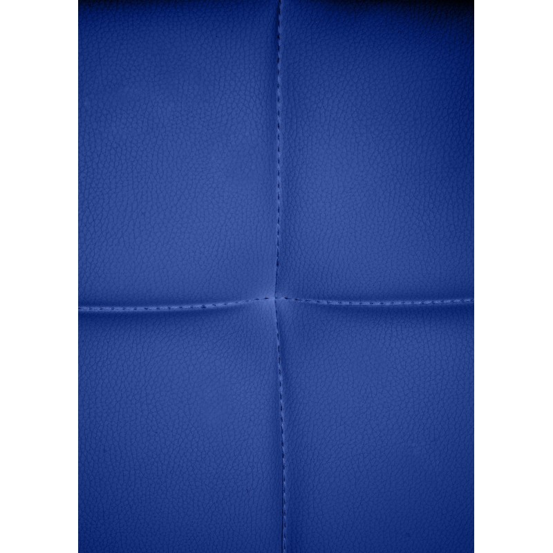 Silla de visita Canada B en piel sintética azul