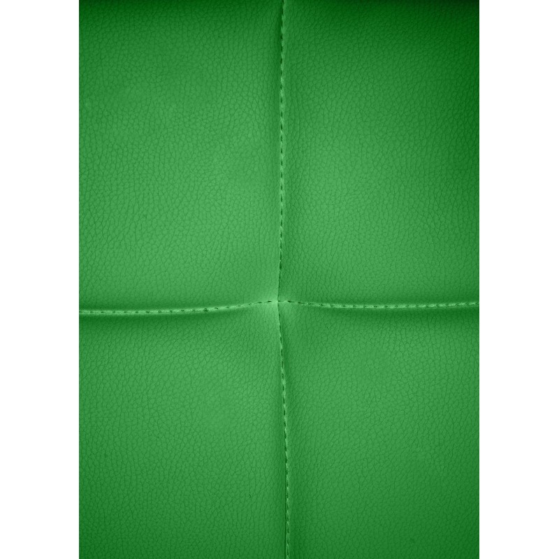 Silla de visita Canada B en piel sintética verde
