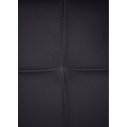 Silla de visita Canada B en piel sintética negra