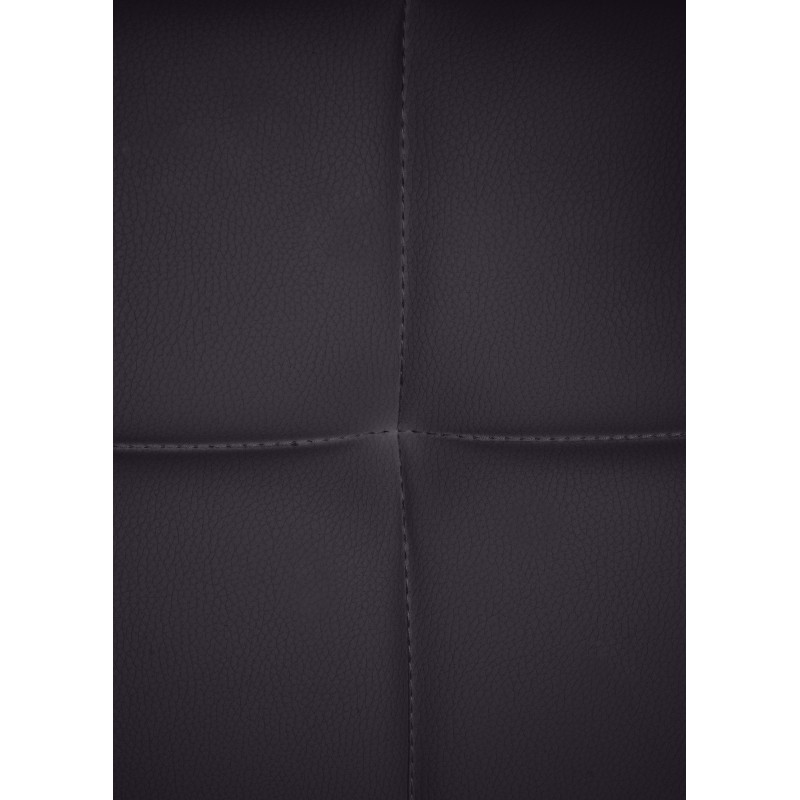 Silla de visita Canada B en piel sintética negra