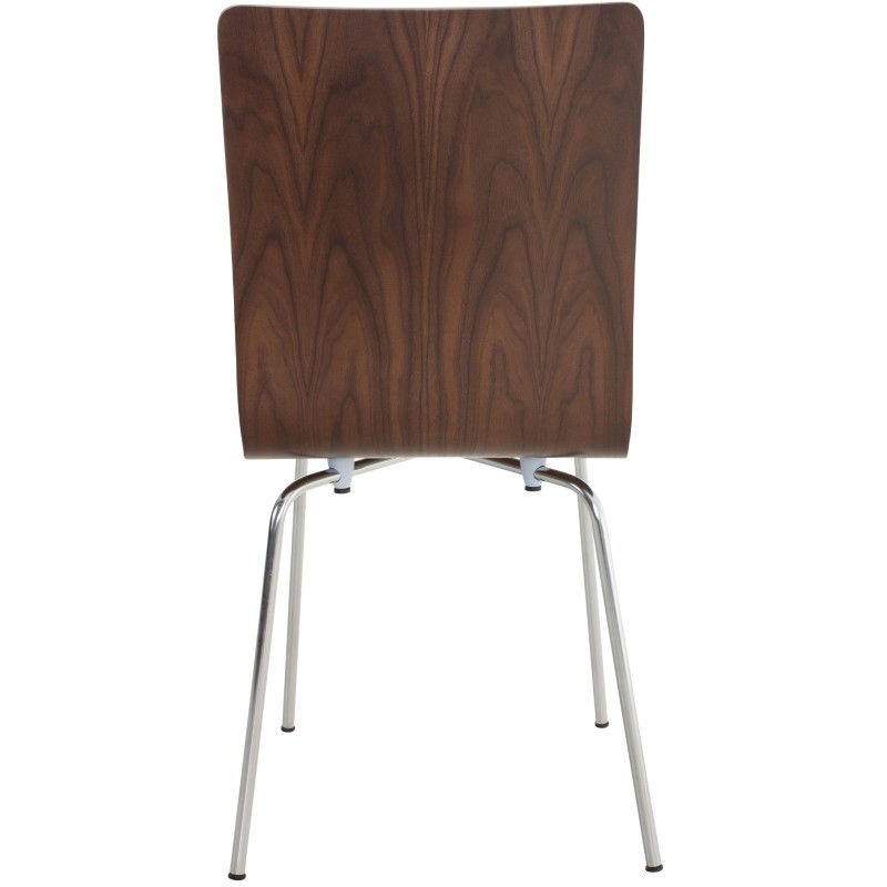 Juego de 4 sillas de visita Pepe en nogal