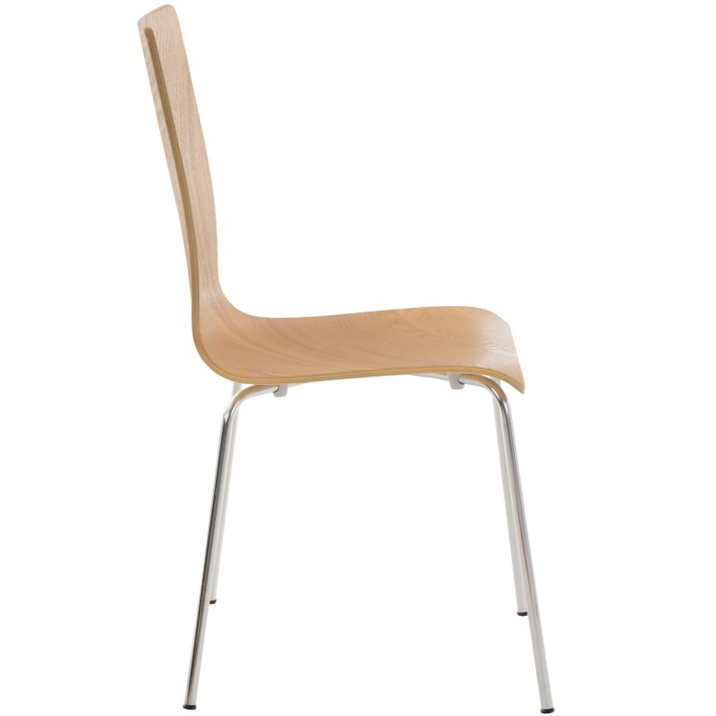 Juego de 2 sillas de visita Pepe en roble